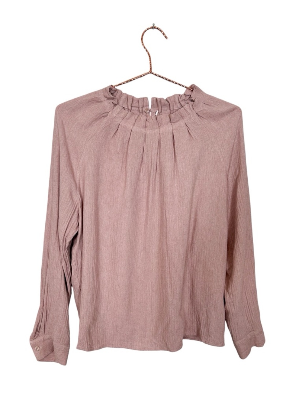 The Fold London Blouson Long Sleeve Top